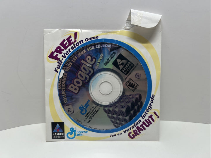 Boggle Hasbro Interactive CD-Rom - General Mills Cereal Promo (PC, 2000)