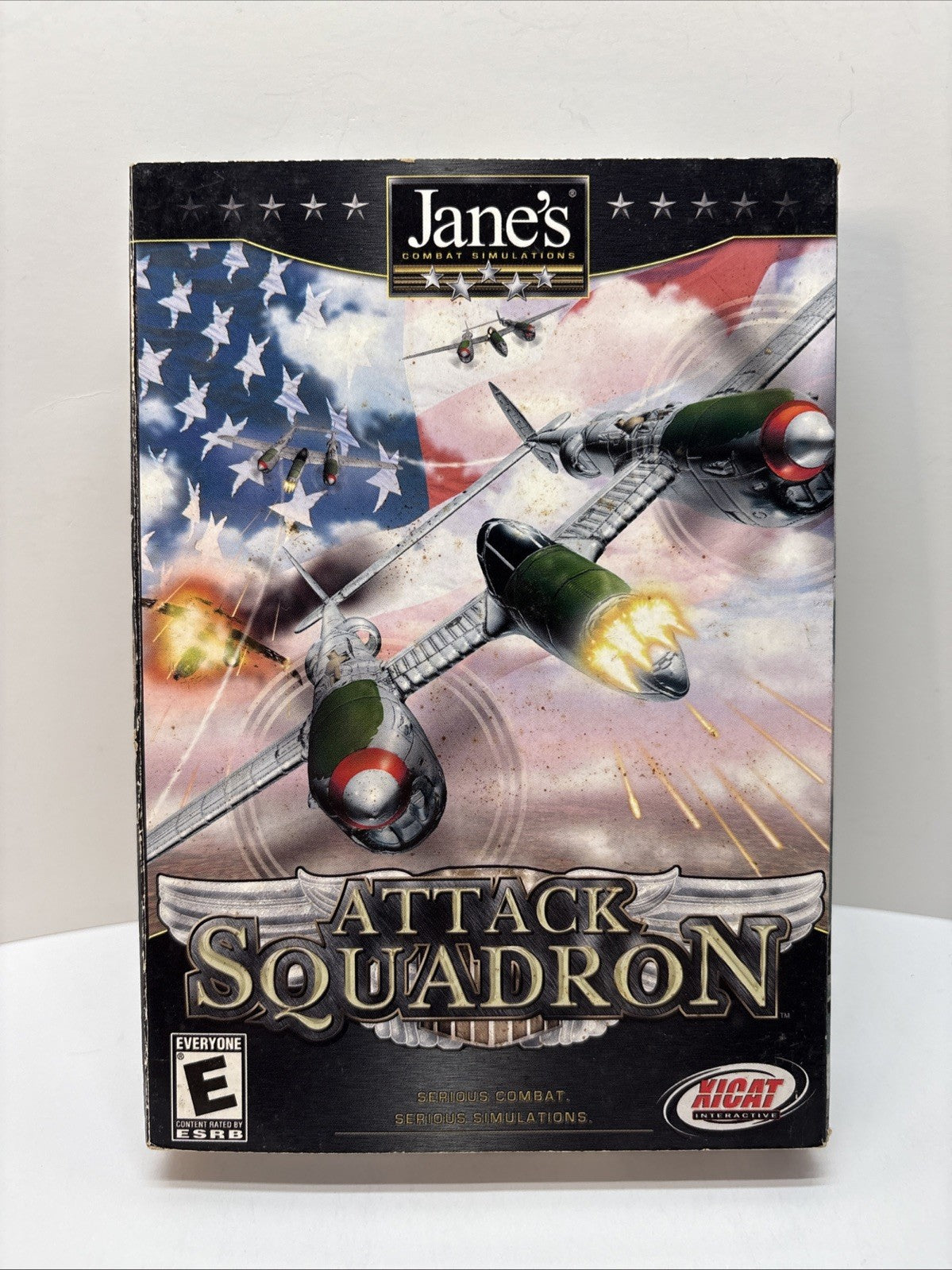 Jane's Combat Simulations Attack Squadron PC CD-ROM Xicat 2002  Windows XP