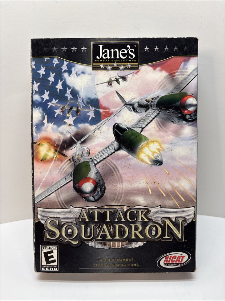 Jane's Combat Simulations Attack Squadron PC CD-ROM Xicat 2002  Windows XP