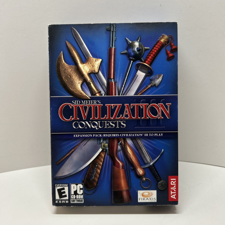 Sid Meier's Civilization 3 III: Conquests Expansion Pack (PC, 2003) Atari