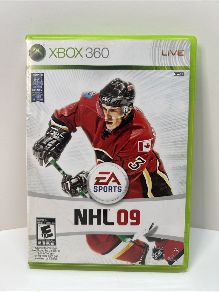 NHL 09 (Microsoft Xbox 360, 2008) - Complete CIB