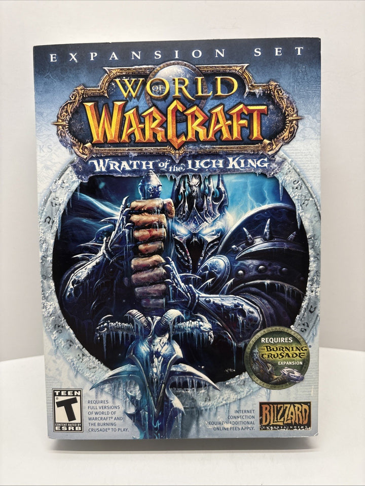 World of Warcraft: Wrath of the Lich King (PC, 2008) 1 Side Sunfaded See Picture