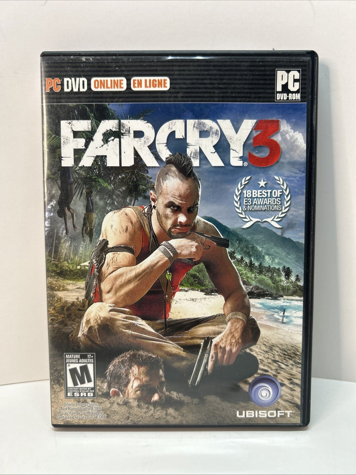 FarCry 3 (Ubisoft, DVD ROM, PC, 2012) Complete 2-Disc Set, Nice Discs