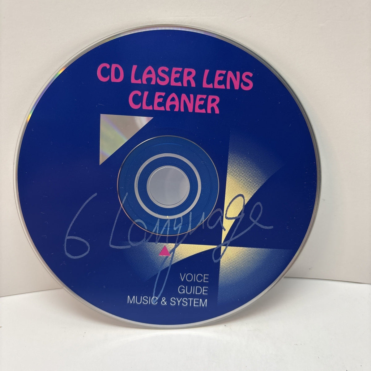 CD Laser Lens Cleaner 6 Language