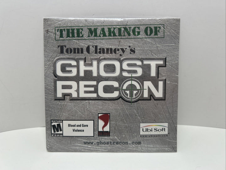 The Making of Tom Clancy's Ghost Recon CD-ROM (PC, 2001) New Sealed