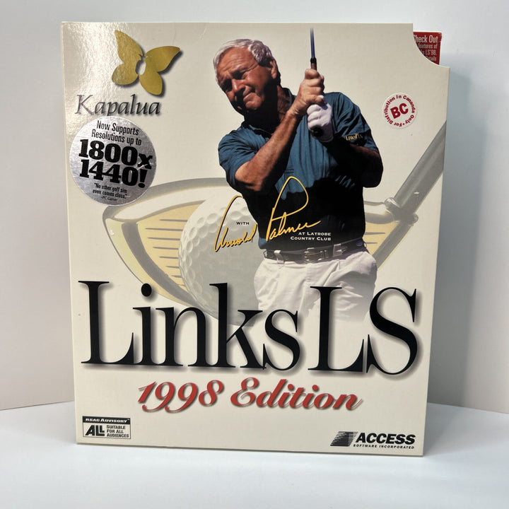 Golf Links LS 1998 Edition - PC Game - Big Box Game - Complete in Box -