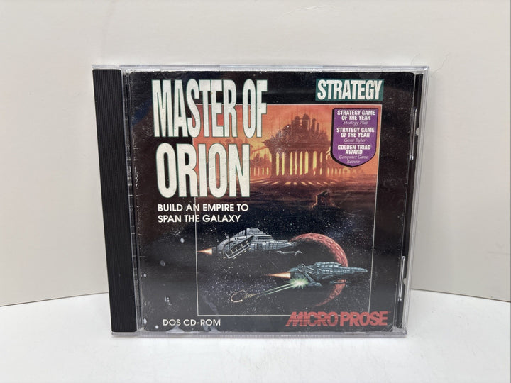 Master of Orion (1993) PC CD-ROM Jewel Case RARE