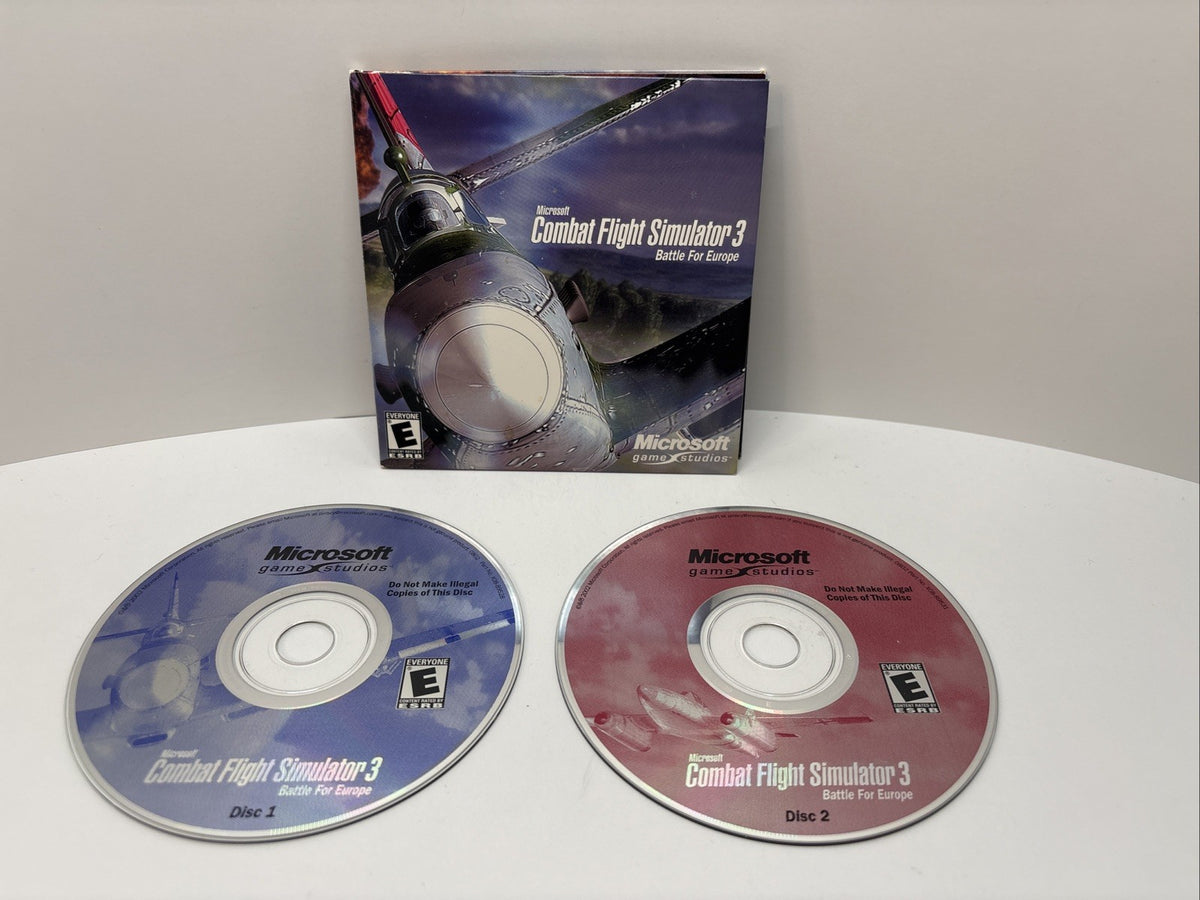 Microsoft Combat Flight Simulator 3 - PC CDROM -Discs In Card Board Sleeve