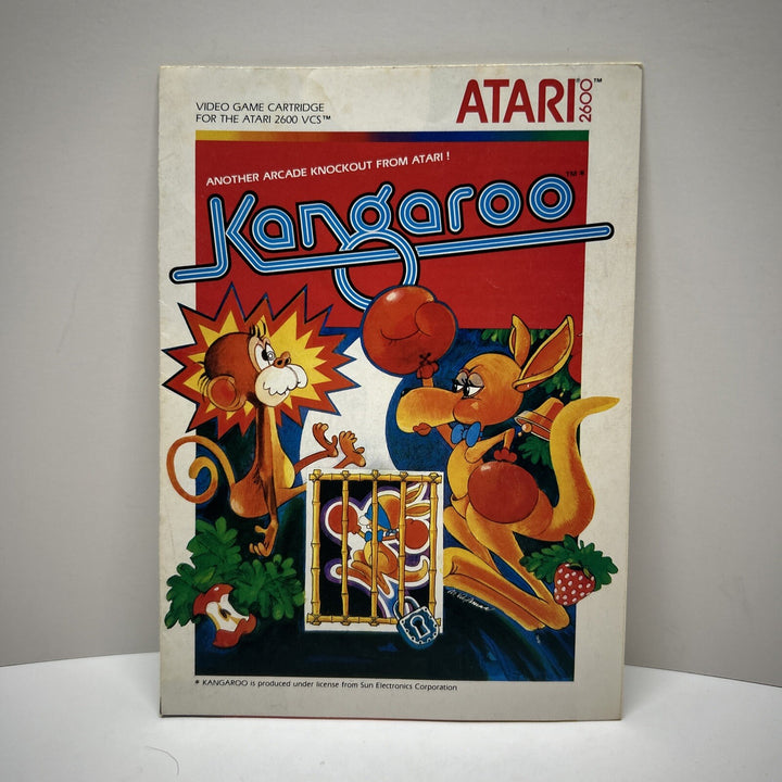 Kangaroo Instructions Atari 2600 - Booklet Only