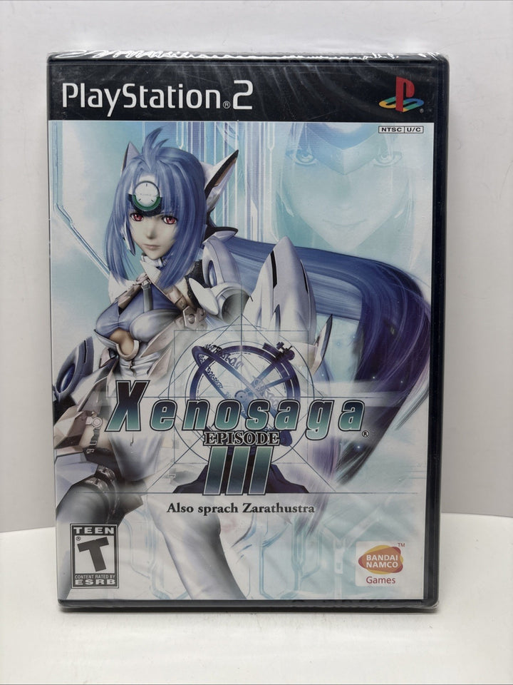 Xenosaga Episode III: Also Sprach Zarathustra NTSC Playstation 2 New Sealed PS2