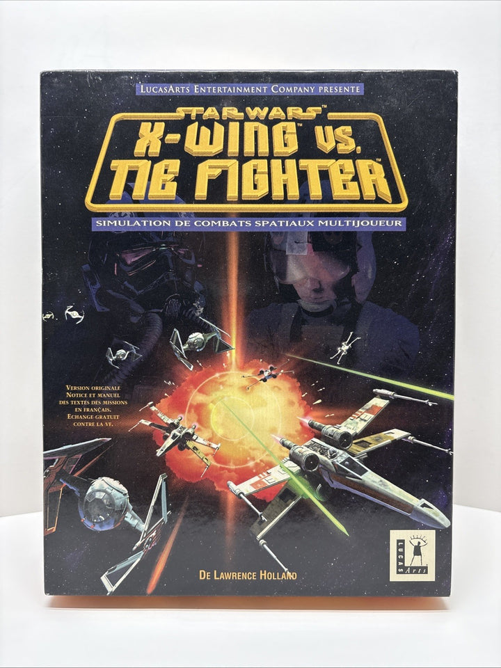 Star Wars X-Wing vs. Tie Fighter Big Box PC CD Rom Complete - French Français
