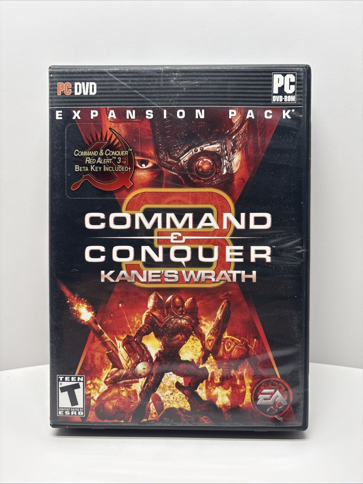 Command & Conquer 3: Kane's Wrath (PC DVD-ROM, 2008 w/ Manual, Expansion Pack)