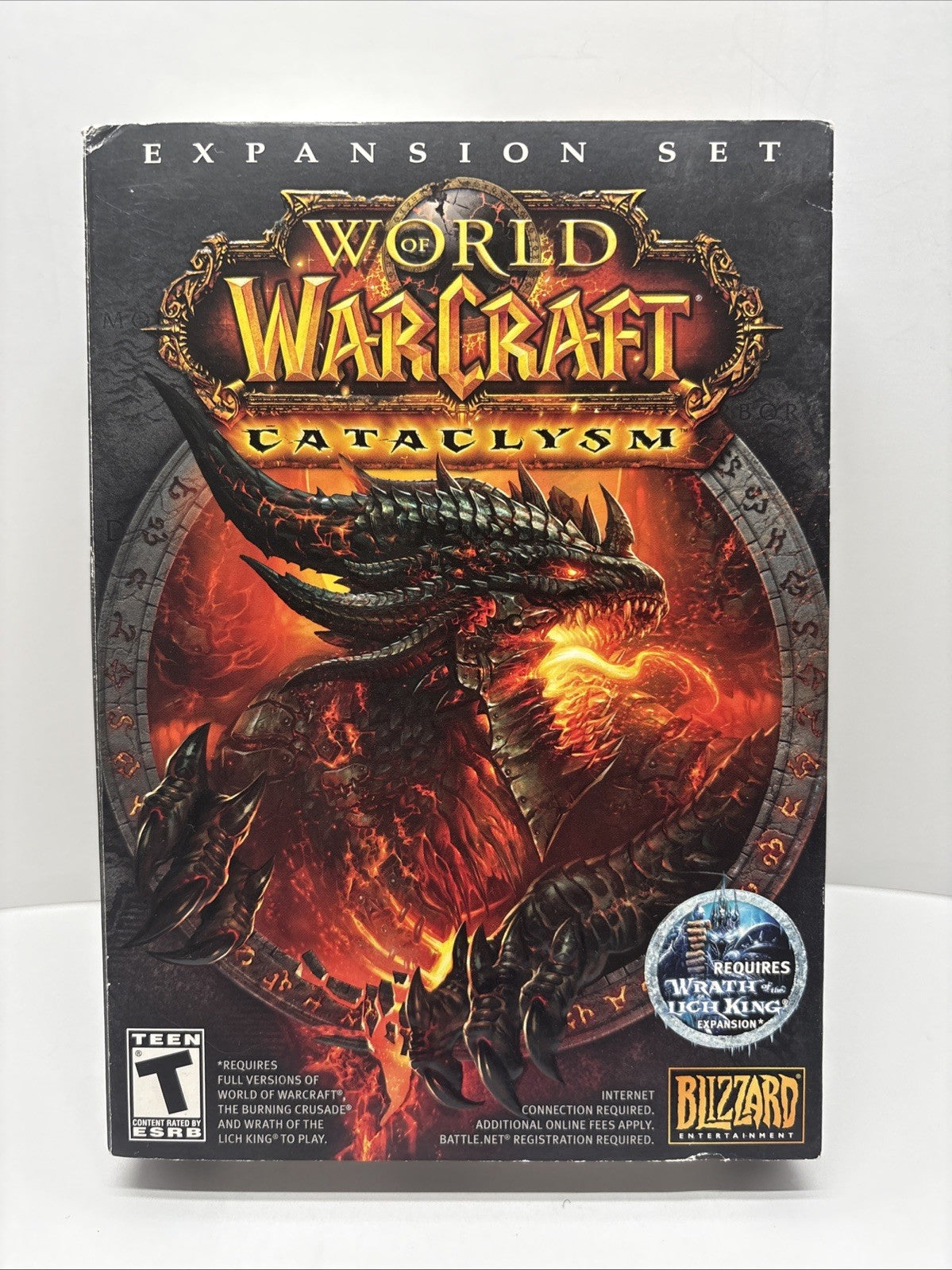 Blizzard World of Warcraft Cataclysm Expansion Set PC Game DVD-ROM