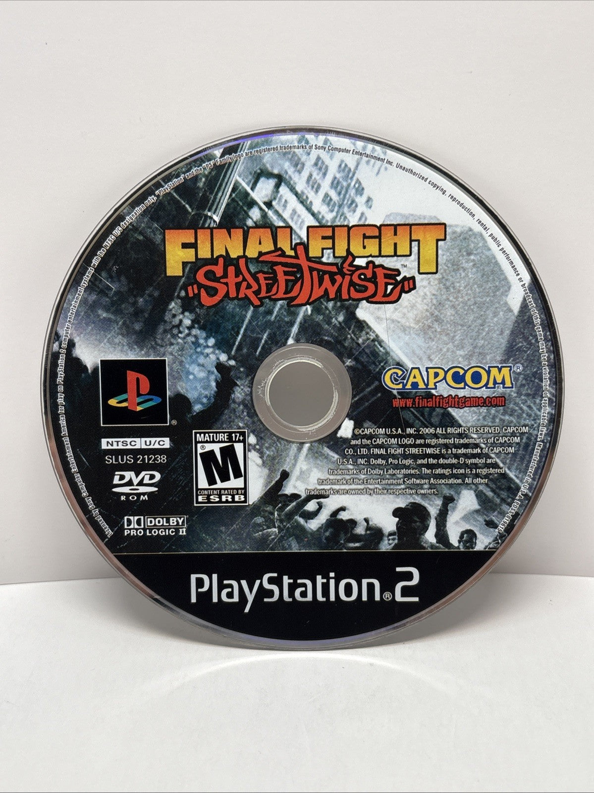 Final Fight: Streetwise (Sony PlayStation 2 PS2, 2006) PS2 DISC ONLY