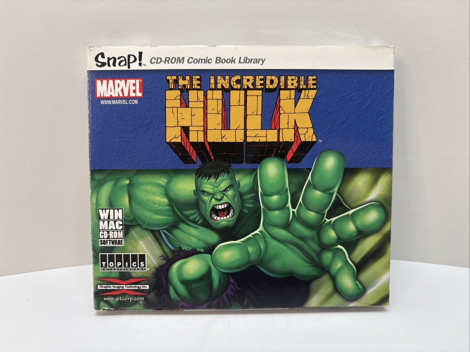 Comic Marvel The Incredible Hulk Win Mac Video Game Snap PC CD-ROM Sealed