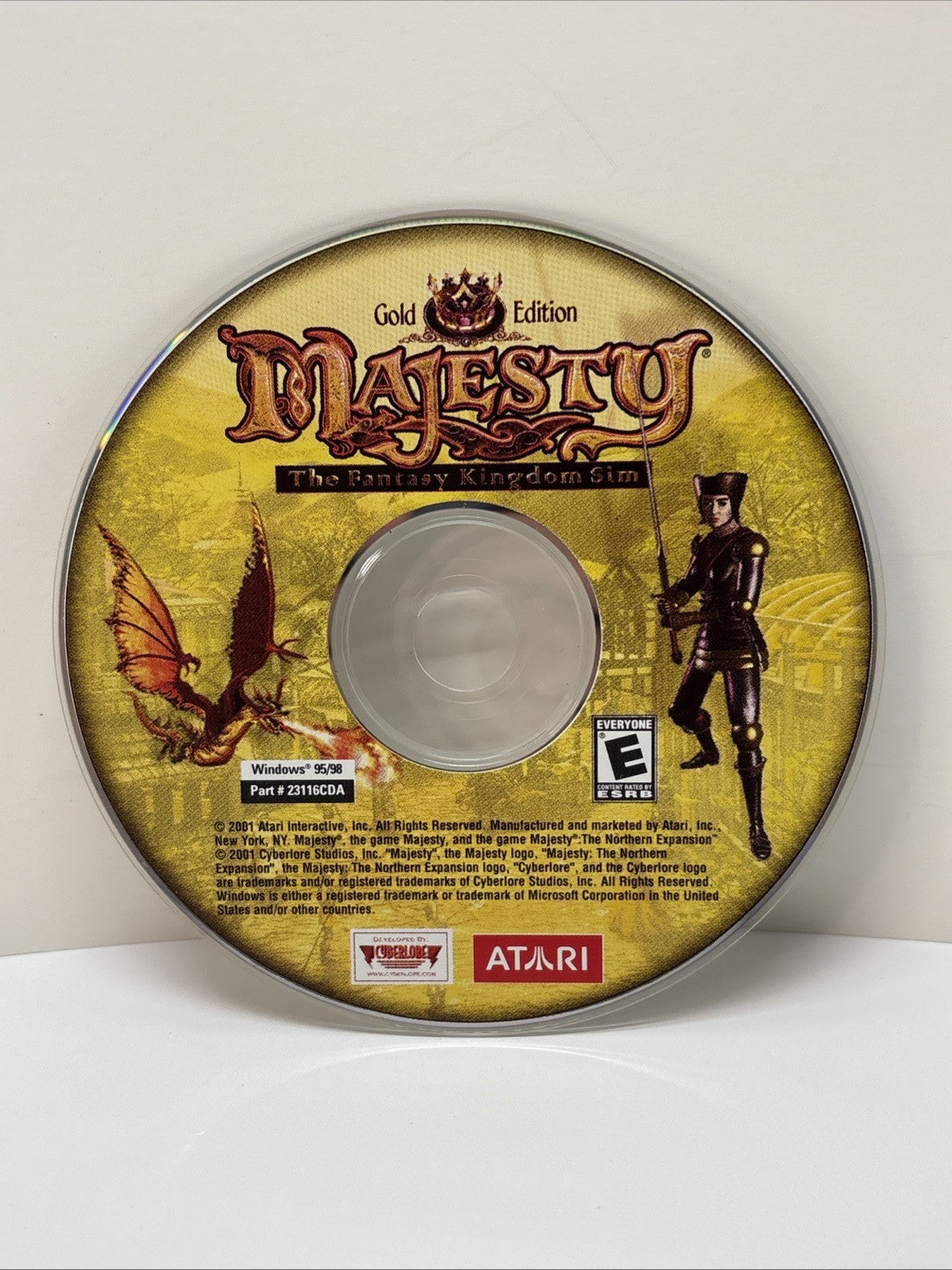 Majesty: Gold Edition (PC, 2001) - Disc Only