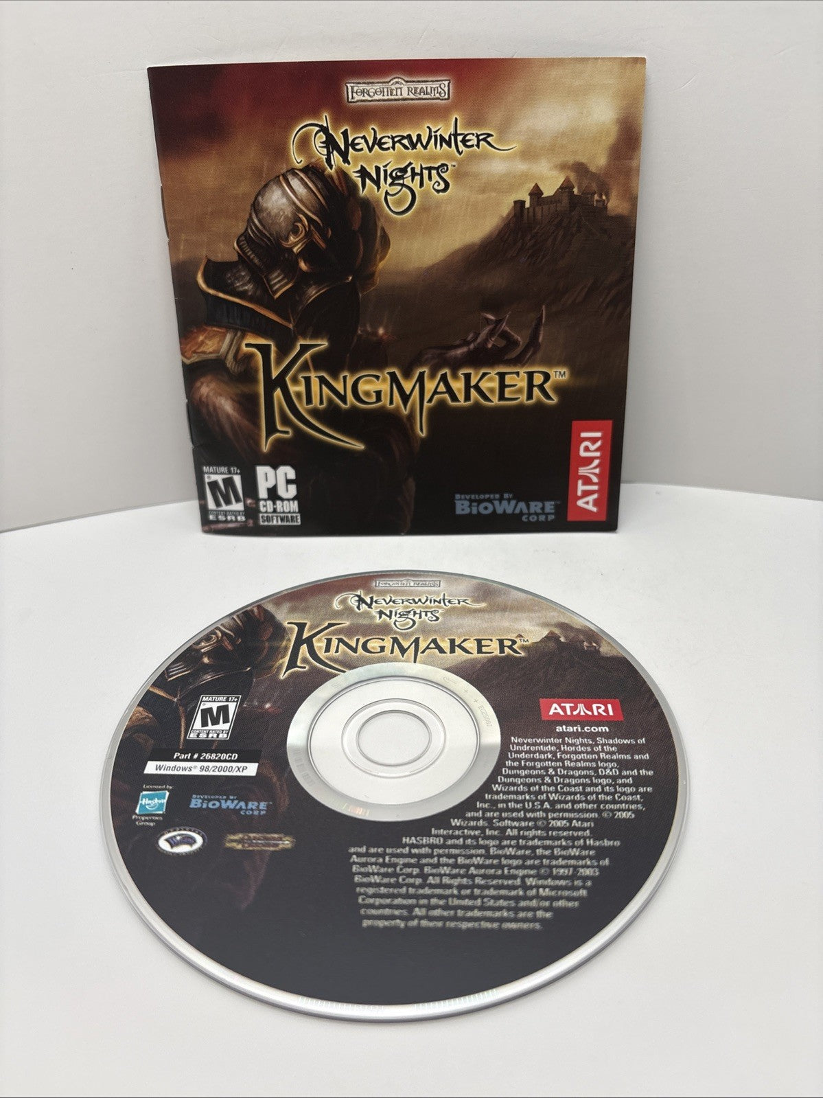 Neverwinter Nights: Kingmaker (PC) (2005) Disc & Manual Only