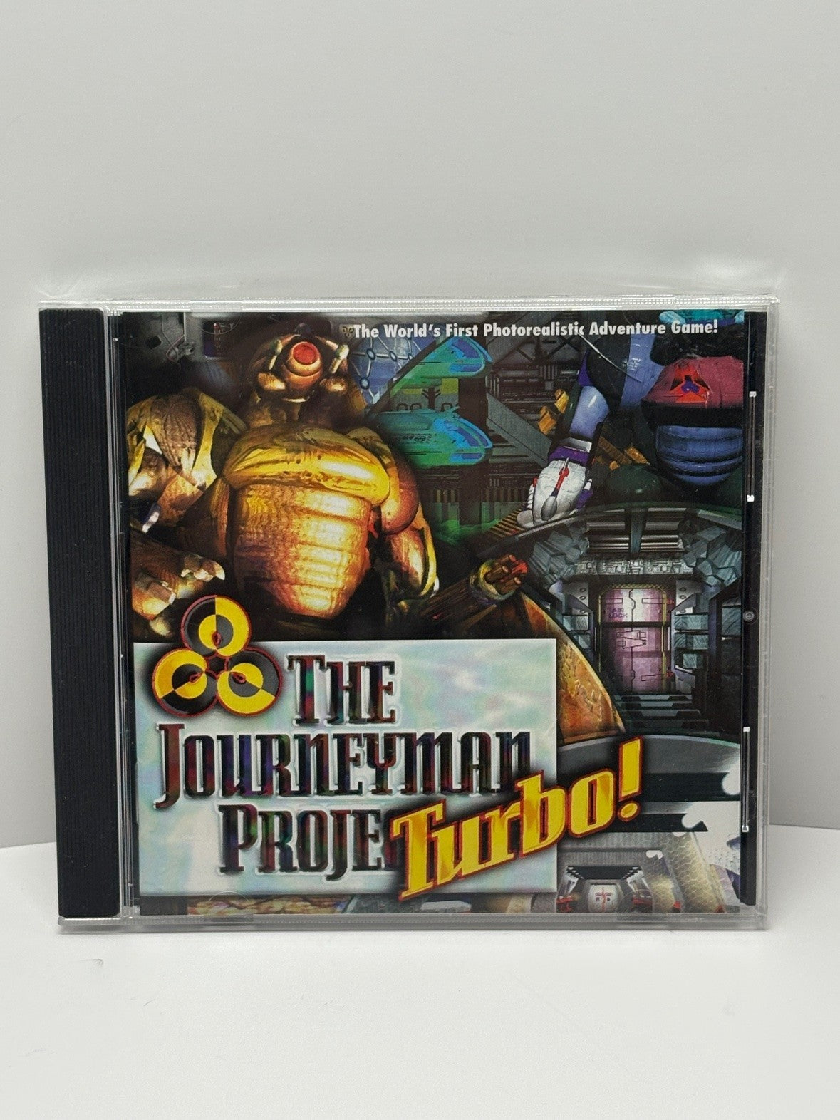 The Journeyman Project Turbo PC CD-ROM Jewel Case Presto Studios 1994 Hybrid
