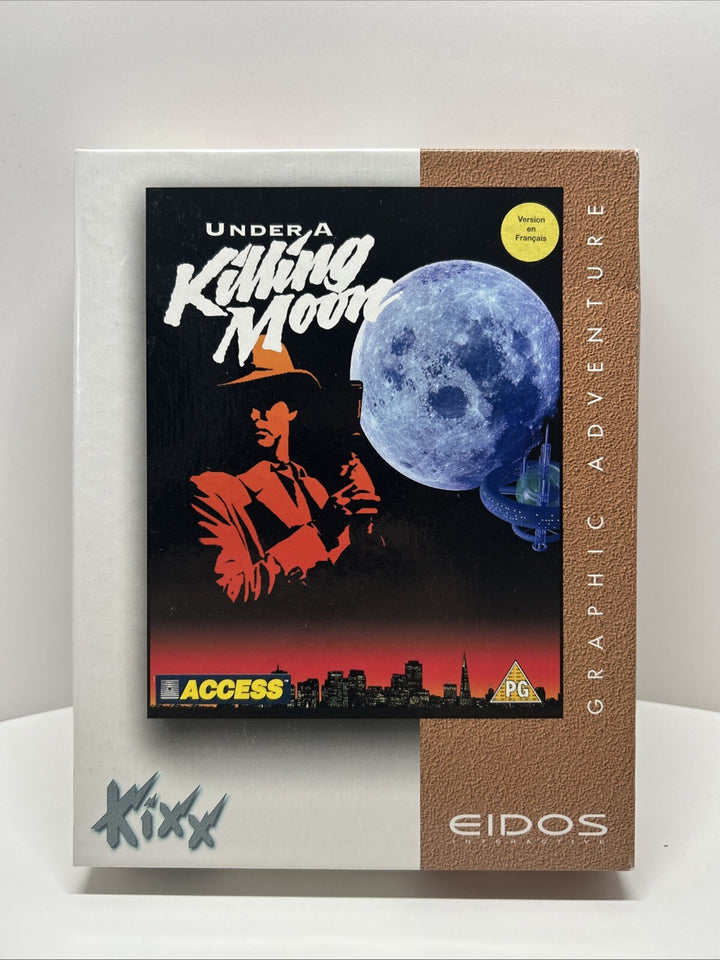 Under A Killing Moon Pc Game Kixx - Eidos 4 Discs - French Version