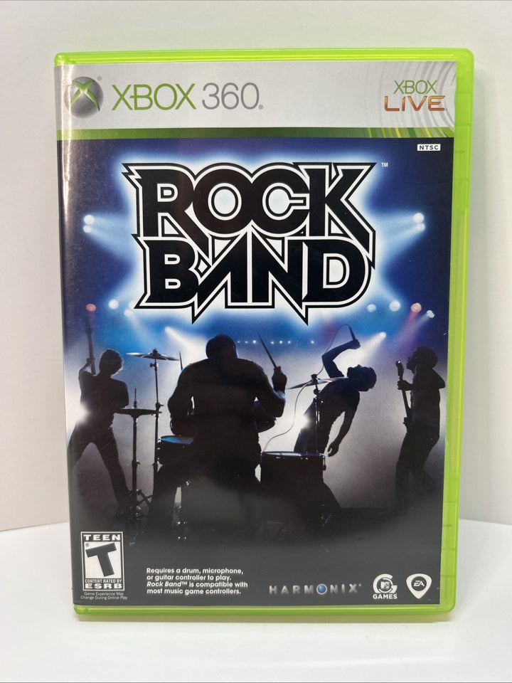 Rock Band (Microsoft Xbox 360, 2007) (No Manual) (Tested)