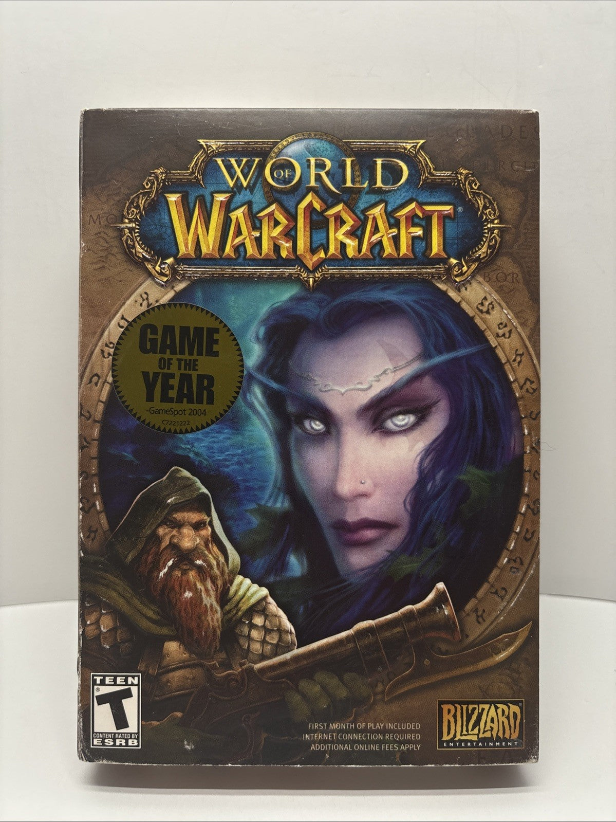 World of Warcraft Game of the Year Blizzard PC Game - 4 discs w/ Manual COMPLETE