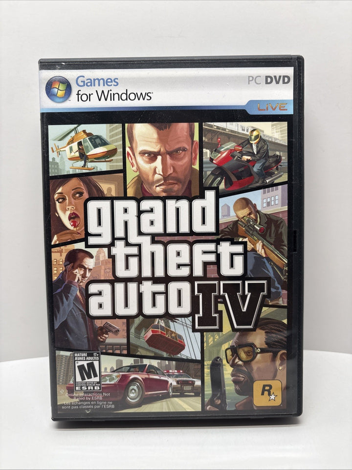 Grand Theft Auto IV (PC DVD, Games for Windows) Small Box