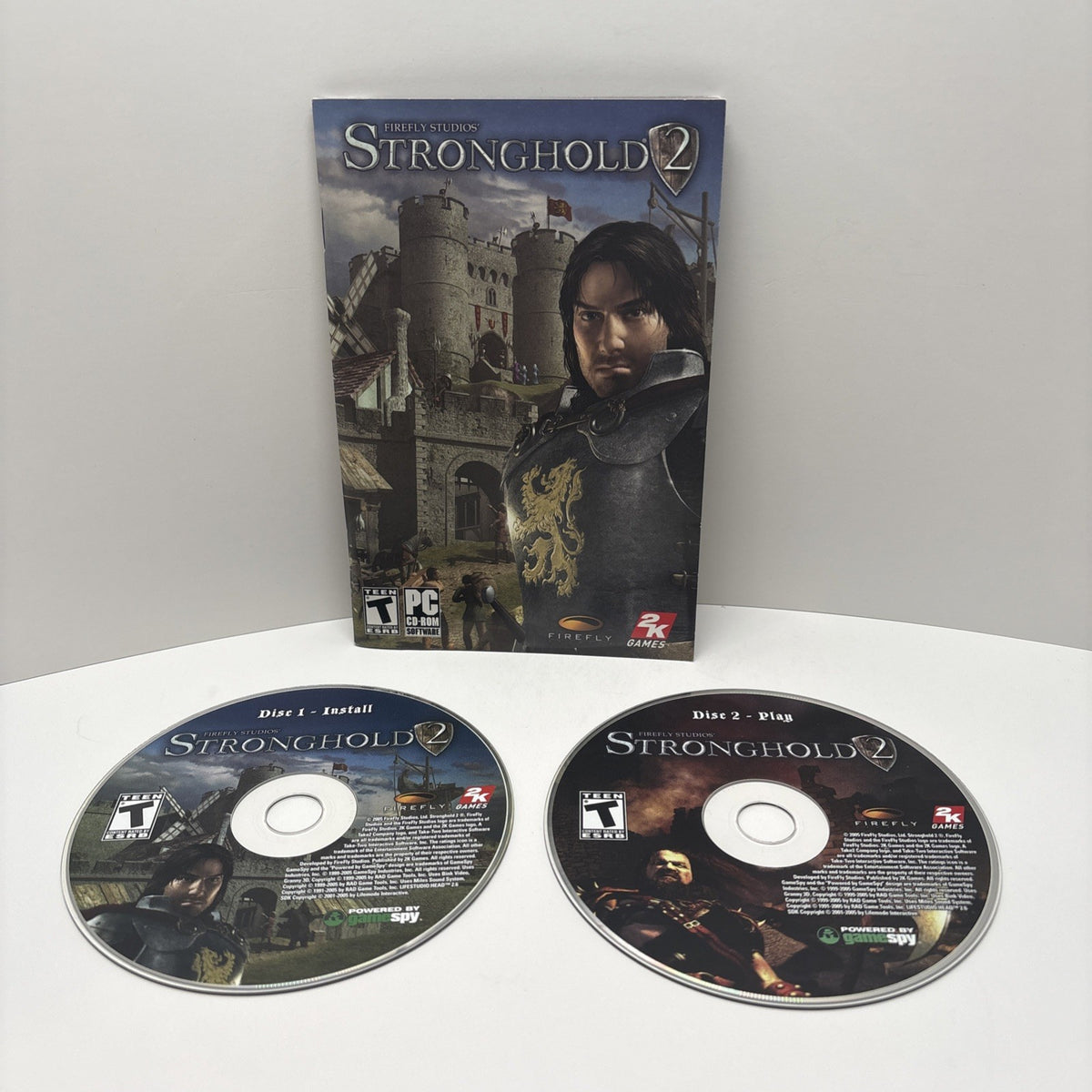 Stronghold 2 (PC, 2005) Discs & Manual Only