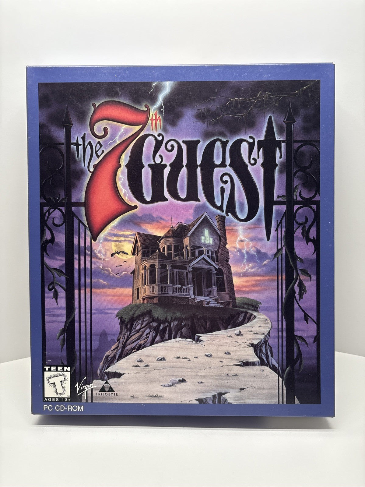The 7th Guest (1992) PC CD-ROM Video Game Complete Big Box - Horror Adventure