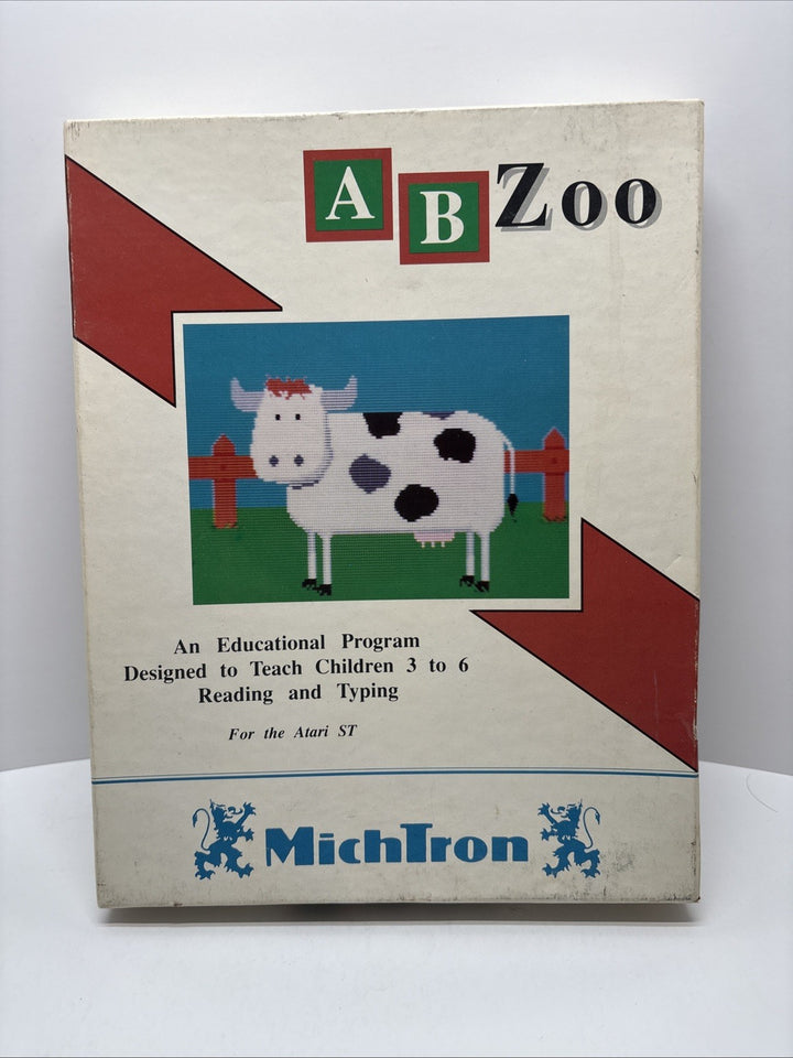 AB Zoo by MichTron - Atari ST Dw/ Manual - See Pictues For Content