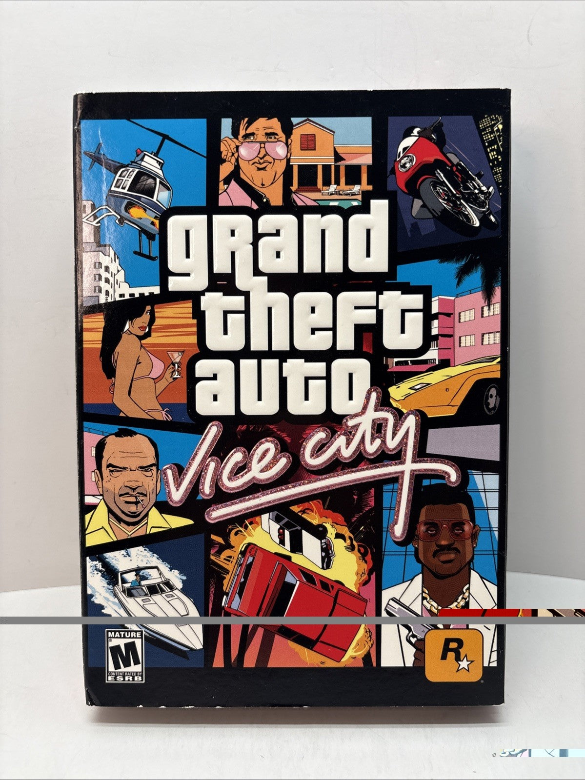 Grand Theft Auto: Vice City (2003) GTA PC CD-ROM Small Box with Poster & Manual