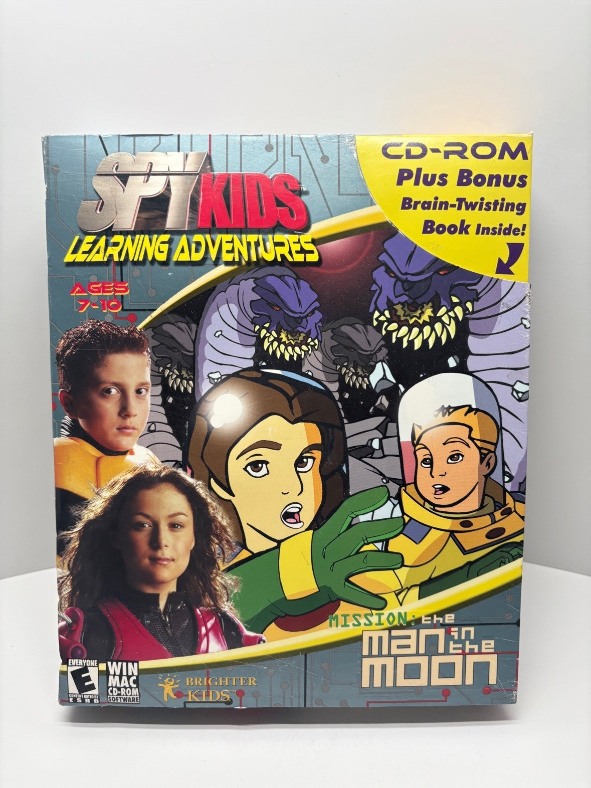 Spy Kids Learning Adventures Man in the Moon PC CD-ROM Big Box Brighter Kids