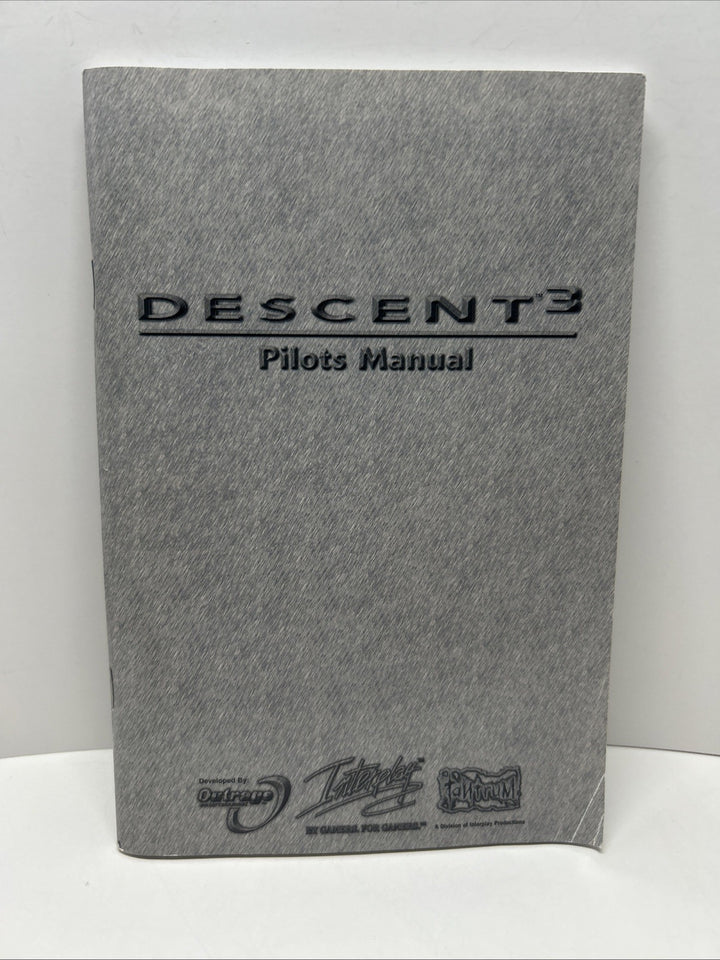 Descent 3 (1999) PC CD-ROM - Manual Only