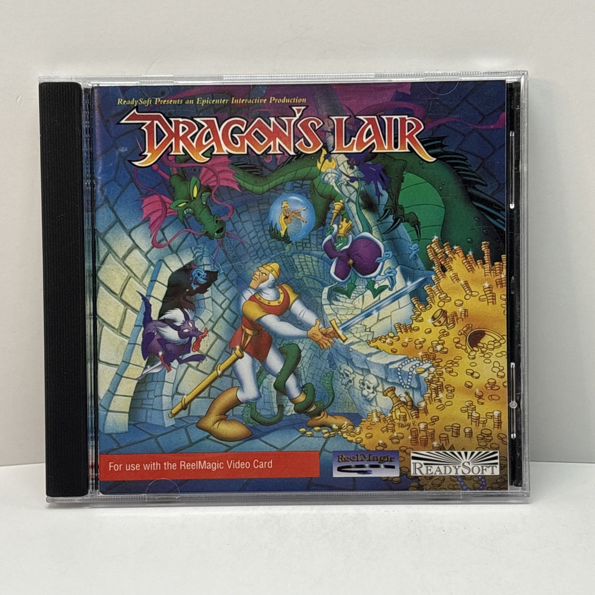 Dragon's Lair (1993) PC CD-ROM - ReelMagic Video Card Version