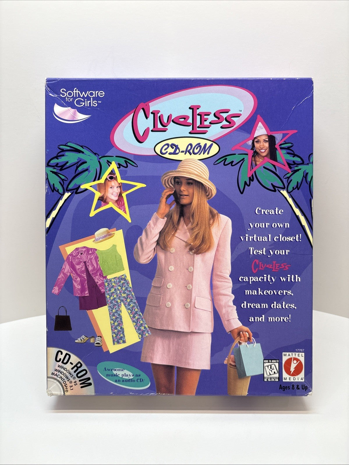 Clueless Big Box PC/Mac CD-ROM Complete w/ Manual Disc & Inserts Mattel