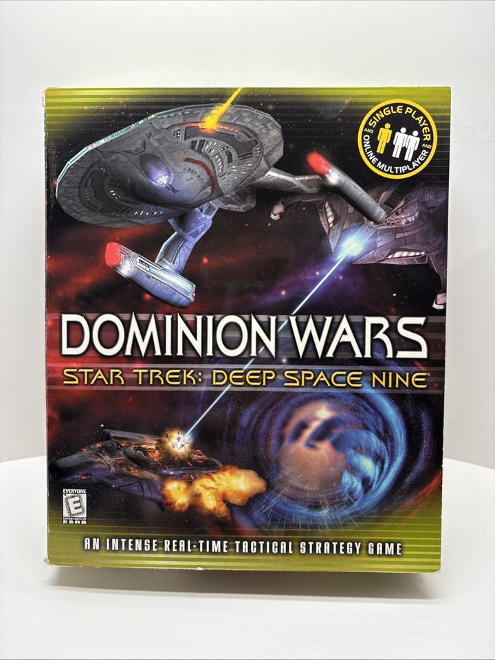 Star Trek: Deep Space Nine Dominion Wars BIG BOX (PC, 2001)