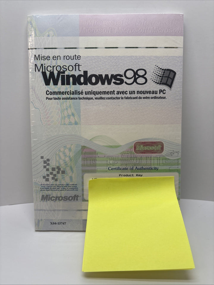 Microsoft Windows 98 OEM X04-15747 - French Français