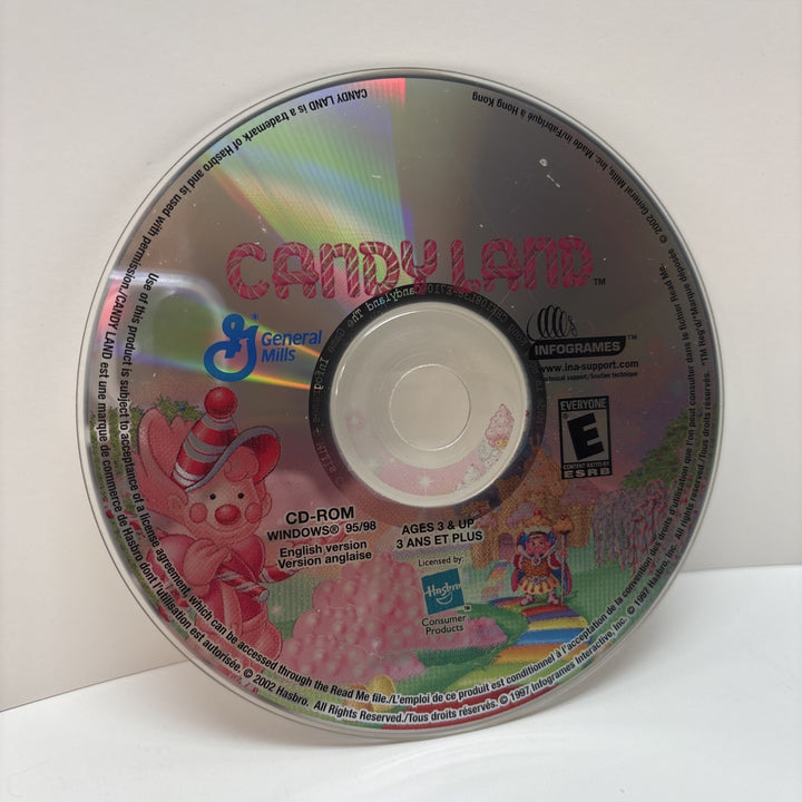 Candy Land PC Game Loose Disc Game - General Mills Promo