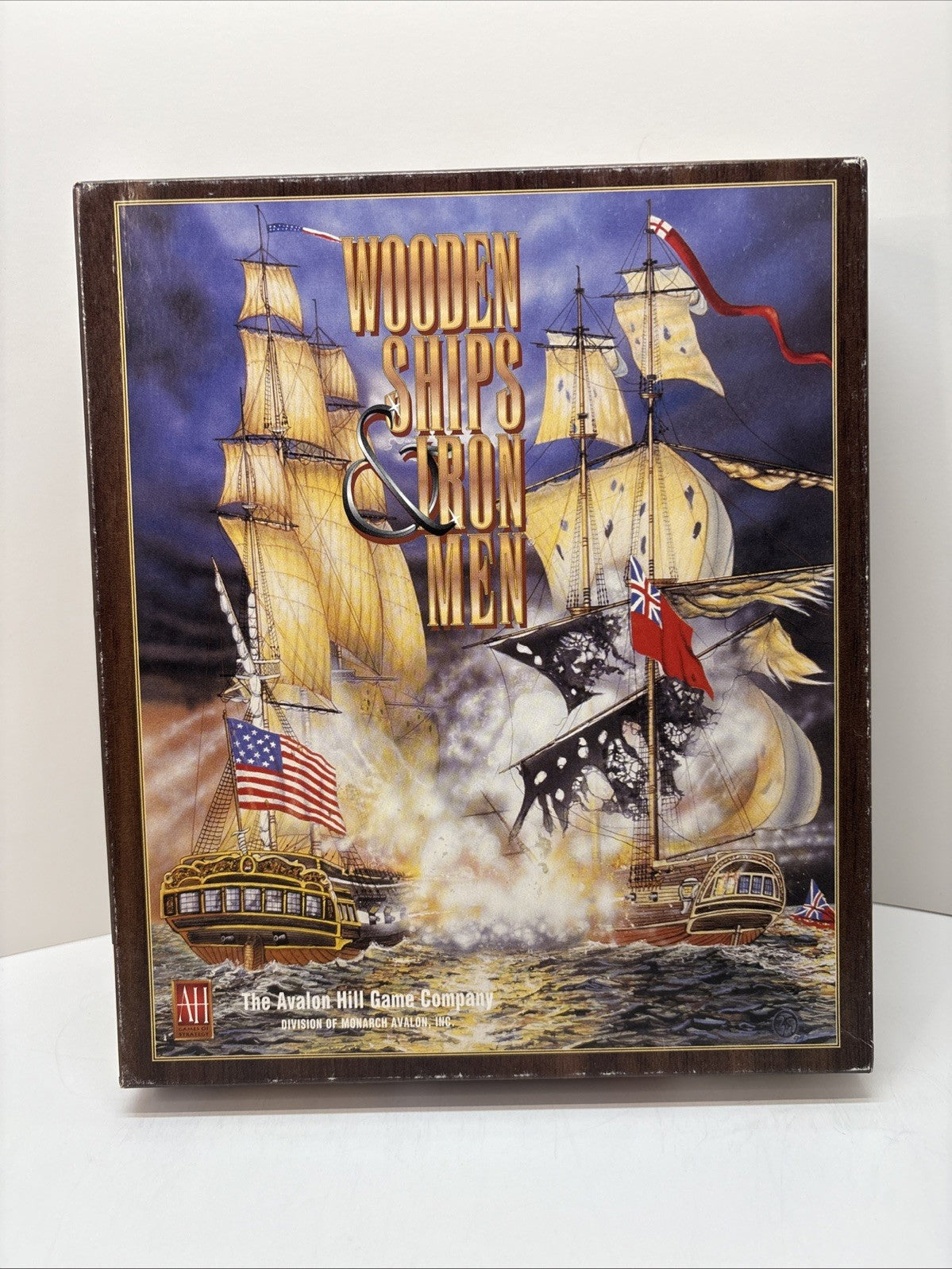 WOODEN SHIPS & IRON MEN PC - AVALON HILL CD-ROM COMPLETE BIG BOX 1996