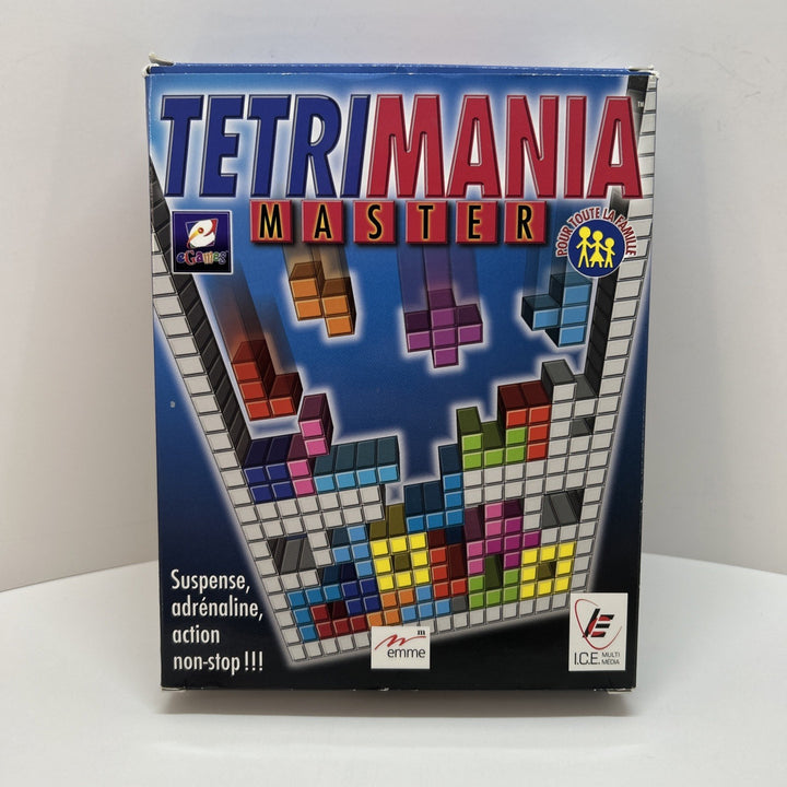 TetriMania Master (PC, 1999) Big Box USED Good Windows 95/98 French Français