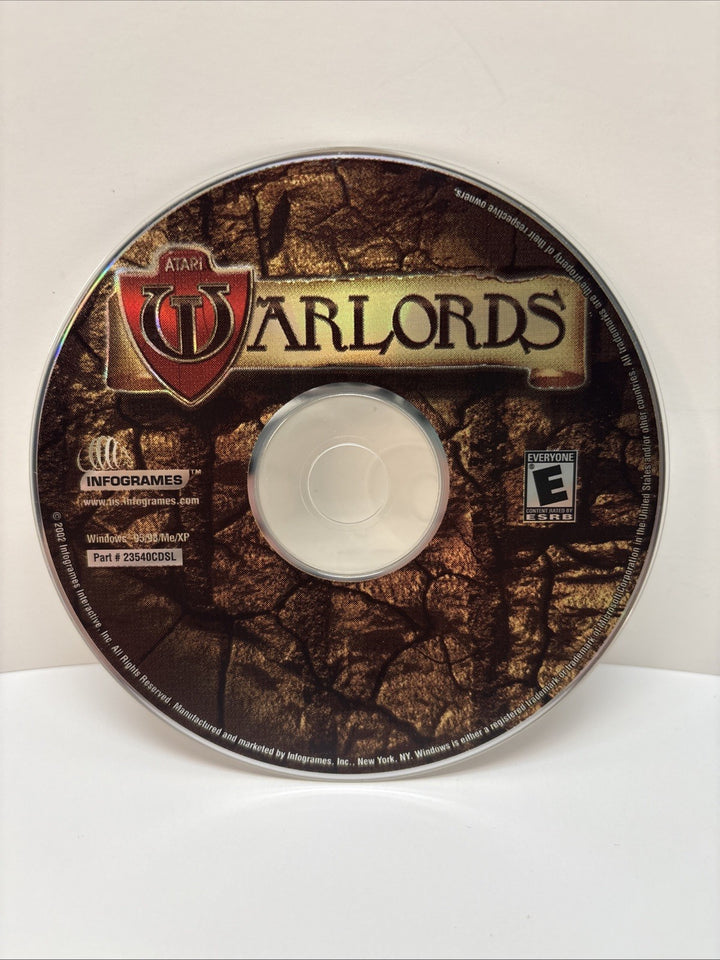 Warlords PC CD 2002 – Strategy Game - Disc Only