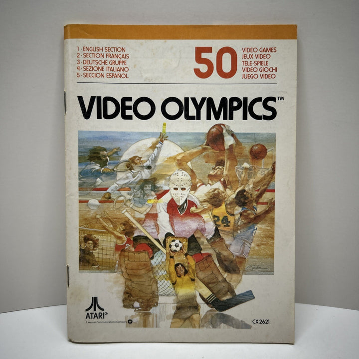 Video Olympics ( Atari 2600 ) Manual Only