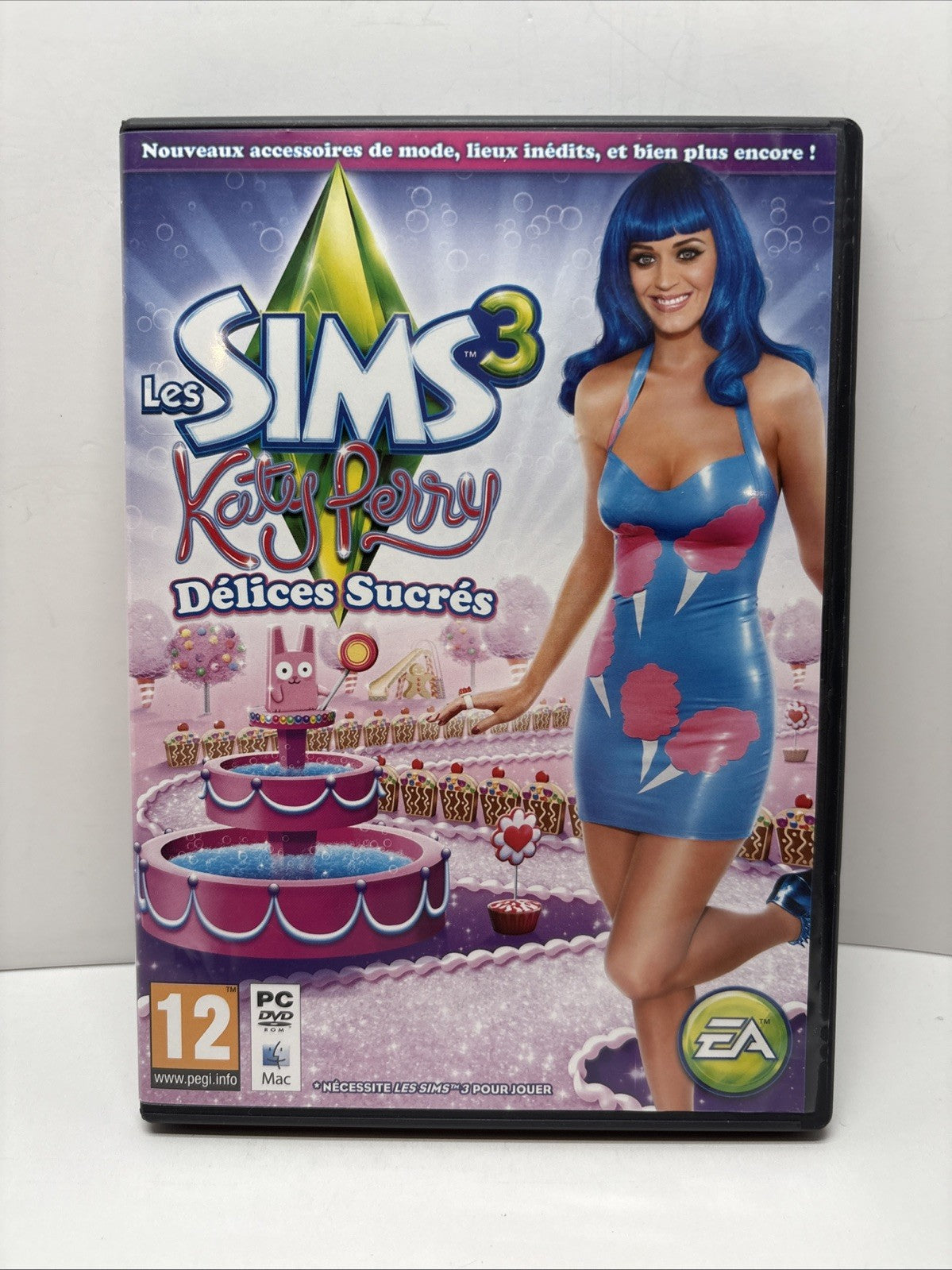 Les Sims 3 : Katy Perry - Délices Sucrés PC Game - Complete In Box CIB - FRENCH