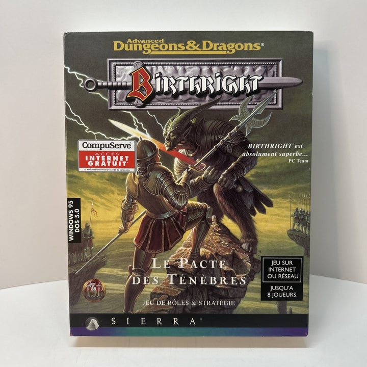 Advanced Dungeons & Dragons Birthright The Gorgon's Alliance (PC, 1996) 🇫🇷