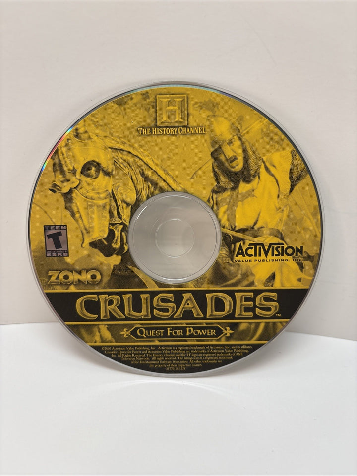 Crusades Quest for Power (PC, 2003) Game - Disc Only