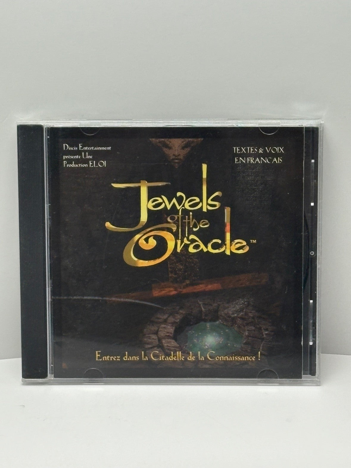 Jewels of the Oracle PC CD-ROM FR Jewel Case Eloi Discis Ubi Soft 1995 Puzzle