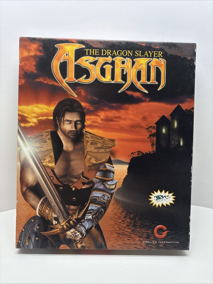 The Dragon Slayer Asghan • Big Box PC Game Boxed Windows 98/95 - French Français