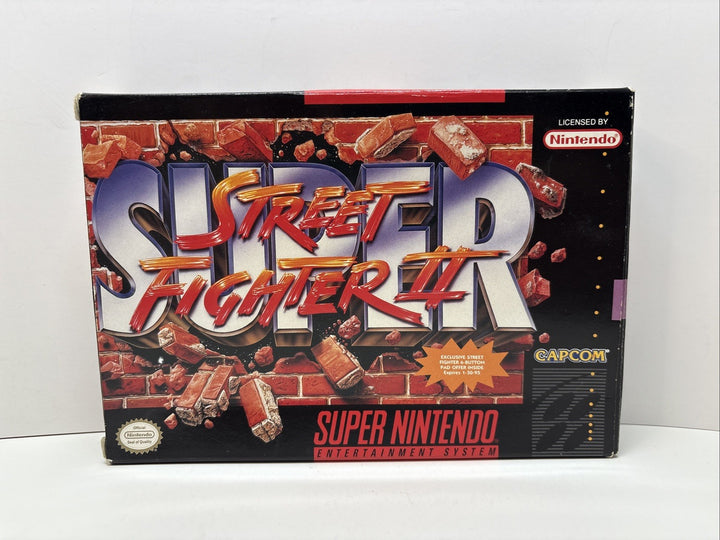SNES Super Street Fighter II 2 (Super Nintendo 1991) CIB Complete - TESTED