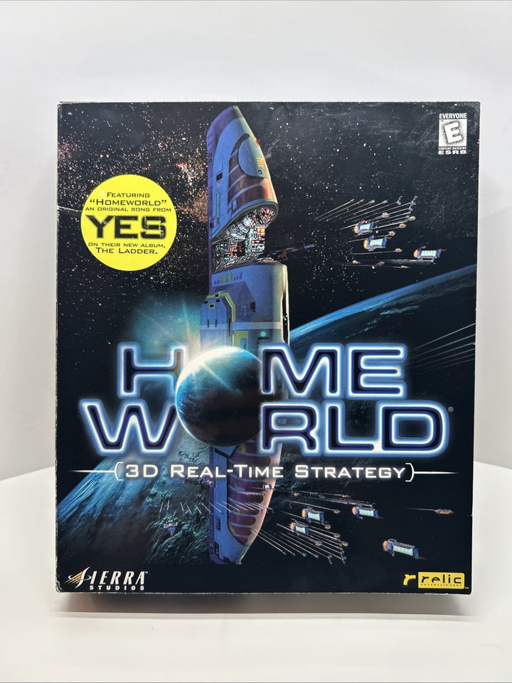 Homeworld (PC, 1999) Big Box CIB 3D RTS Sierra Studios  - No Cardboard