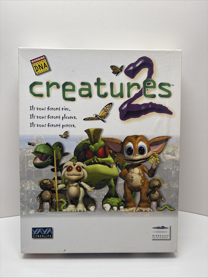 Creatures 2 - Life Simulation Game - Big Box PC CD-ROM 95/98 - French Version