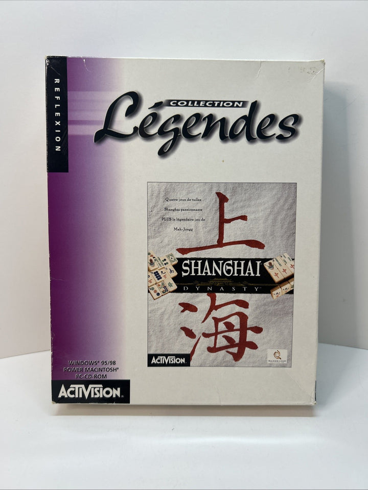 Shanghai Dynasty PC Game Windows 1997 Mah- Jongg - Activision French Français